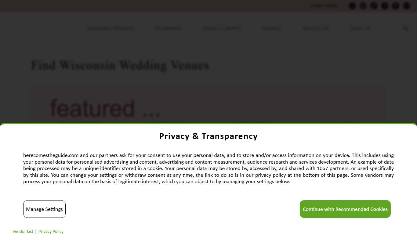 Find Wisconsin Wedding Venues -See 2026 Prices